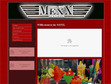 Tablet Screenshot of cafe-mexx.de